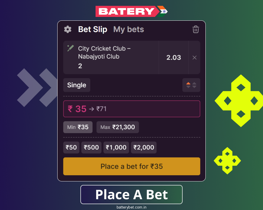 Sports betting guide on Batery Bet India